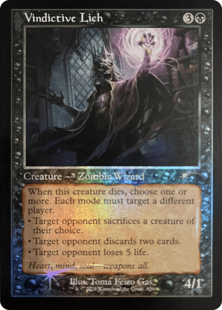 Vindictive Lich (Retro Frame) [Secret Lair Drop Series] MTG Single Magic: The Gathering  | Multizone: Comics And Games
