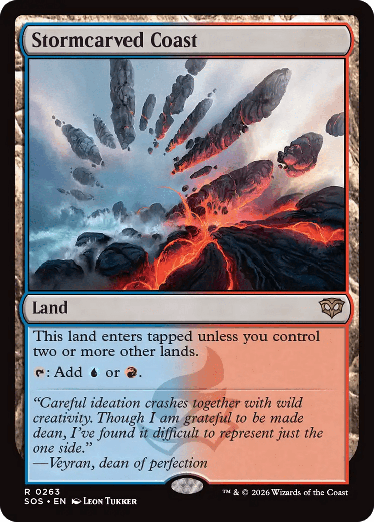 Stormcarved Coast [Secrets of Strixhaven] MTG Single Magic: The Gathering  | Multizone: Comics And Games
