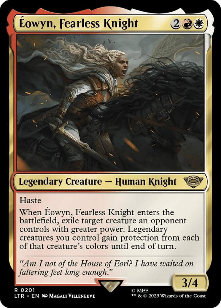 Eowyn, Fearless Knight [The Lord of the Rings: Tales of Middle-Earth] MTG Single Magic: The Gathering  | Multizone: Comics And Games