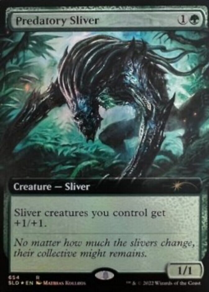 Predatory Sliver (Extended Art) [Secret Lair Drop Promos] MTG Single Magic: The Gathering  | Multizone: Comics And Games