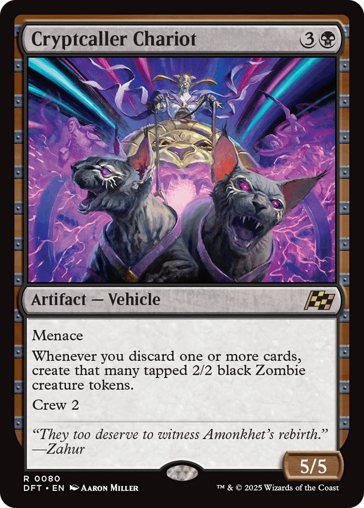 Cryptcaller Chariot [Aetherdrift] MTG Single Magic: The Gathering  | Multizone: Comics And Games