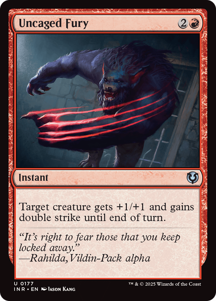 Uncaged Fury [Innistrad Remastered] MTG Single Magic: The Gathering  | Multizone: Comics And Games