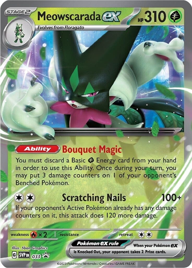 Meowscarada ex (033) [Scarlet & Violet: Black Star Promos] Pokemon Single Pokémon  | Multizone: Comics And Games