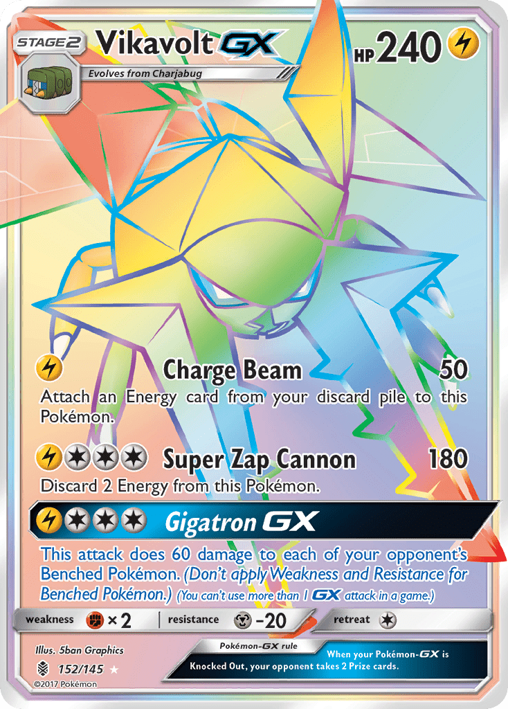 Vikavolt GX (152/145) [Sun & Moon: Guardians Rising] Pokemon Single Pokémon  | Multizone: Comics And Games