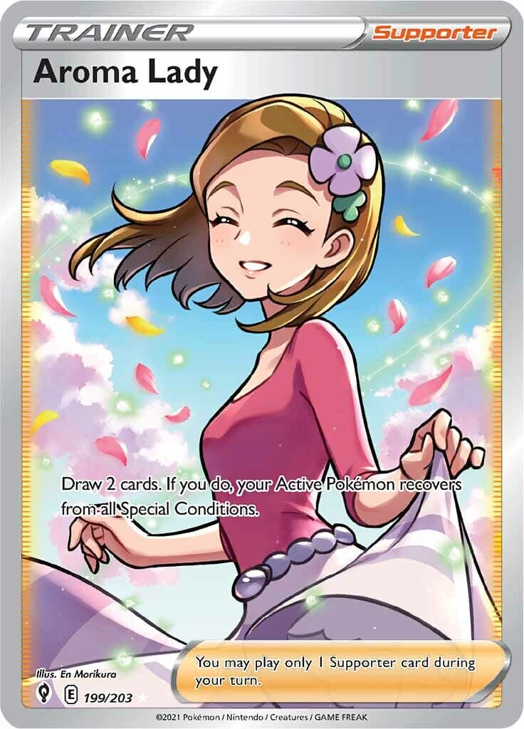 Aroma Lady (199/203) [Sword & Shield: Evolving Skies] Pokemon Single Pokémon  | Multizone: Comics And Games