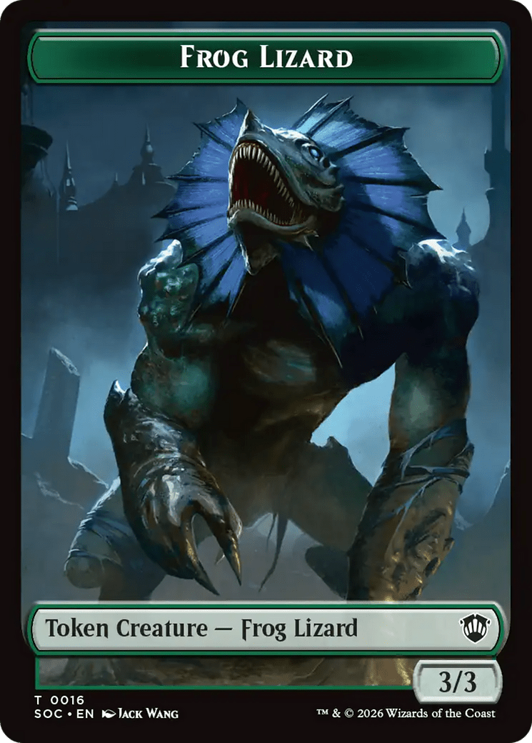 Food // Frog Lizard Double-Sided Token [Secrets of Strixhaven Commander Tokens] MTG Single Magic: The Gathering  | Multizone: Comics And Games