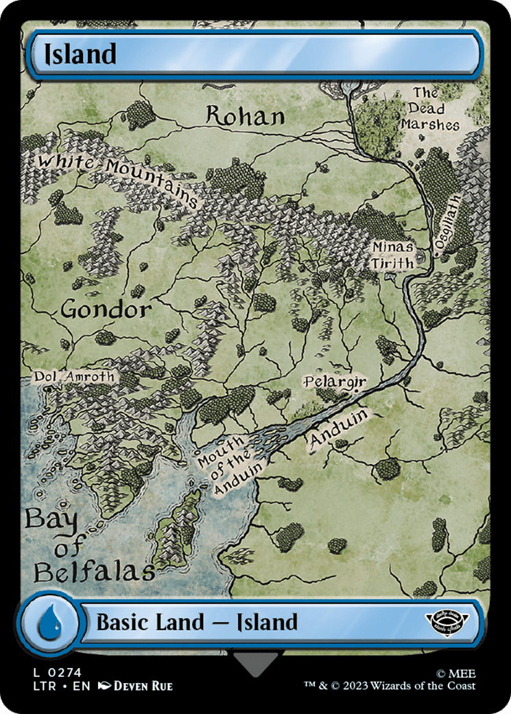 Island (274) [The Lord of the Rings: Tales of Middle-Earth] MTG Single Magic: The Gathering  | Multizone: Comics And Games