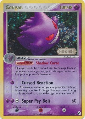 Gengar (5/92) (Stamped) [EX: Legend Maker] Pokemon Single Pokémon  | Multizone: Comics And Games