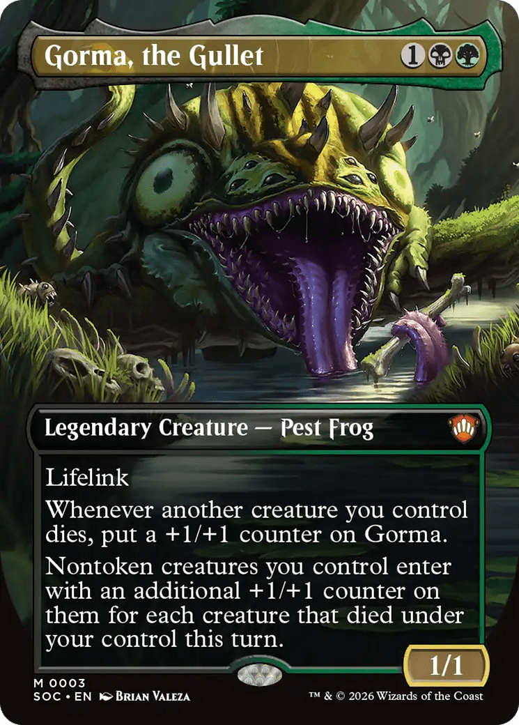 Gorma, the Gullet (Borderless) [Secrets of Strixhaven Commander] MTG Single Magic: The Gathering  | Multizone: Comics And Games