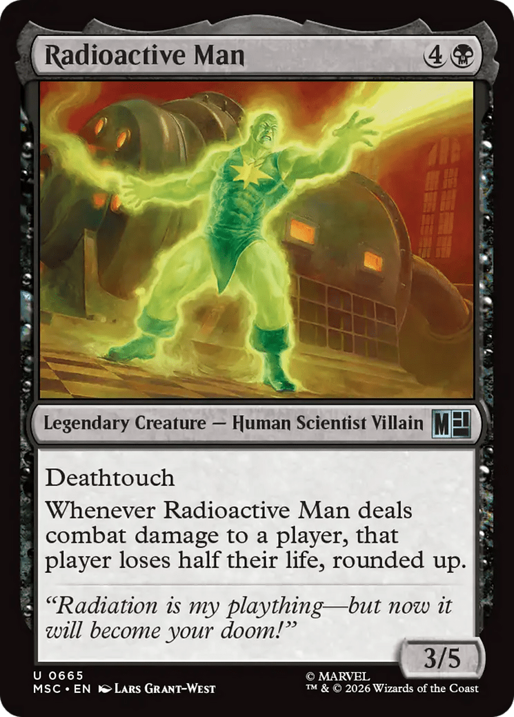Radioactive Man [Marvel Super Heroes Commander] MTG Single Magic: The Gathering  | Multizone: Comics And Games