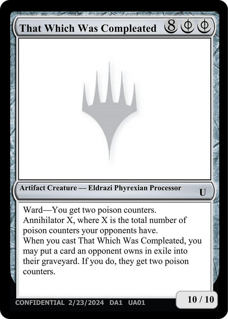 That Which Was Compleated [Unknown Event] MTG Single Magic: The Gathering  | Multizone: Comics And Games