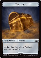 Moogle (0034) // Treasure (0036) Double-Sided Token (Surge Foil) [FINAL FANTASY Tokens] MTG Single Magic: The Gathering  | Multizone: Comics And Games