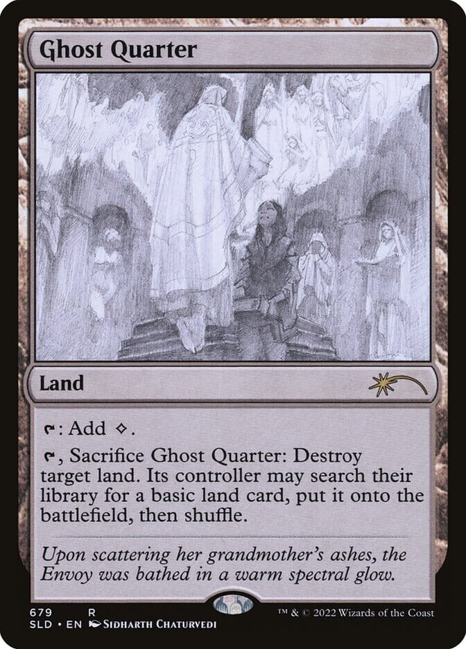 Ghost Quarter (Sketch) [Secret Lair Drop Promos] MTG Single Magic: The Gathering  | Multizone: Comics And Games