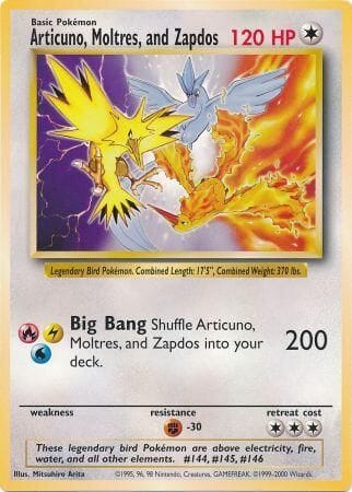 Articuno, Moltres, and Zapdos (Jumbo Card) [Miscellaneous Cards] Pokemon Single Pokémon  | Multizone: Comics And Games