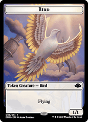 Elephant // Bird Double-Sided Token [Dominaria Remastered Tokens] MTG Single Magic: The Gathering  | Multizone: Comics And Games