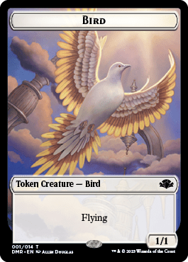 Insect // Bird Double-Sided Token [Dominaria Remastered Tokens] MTG Single Magic: The Gathering  | Multizone: Comics And Games