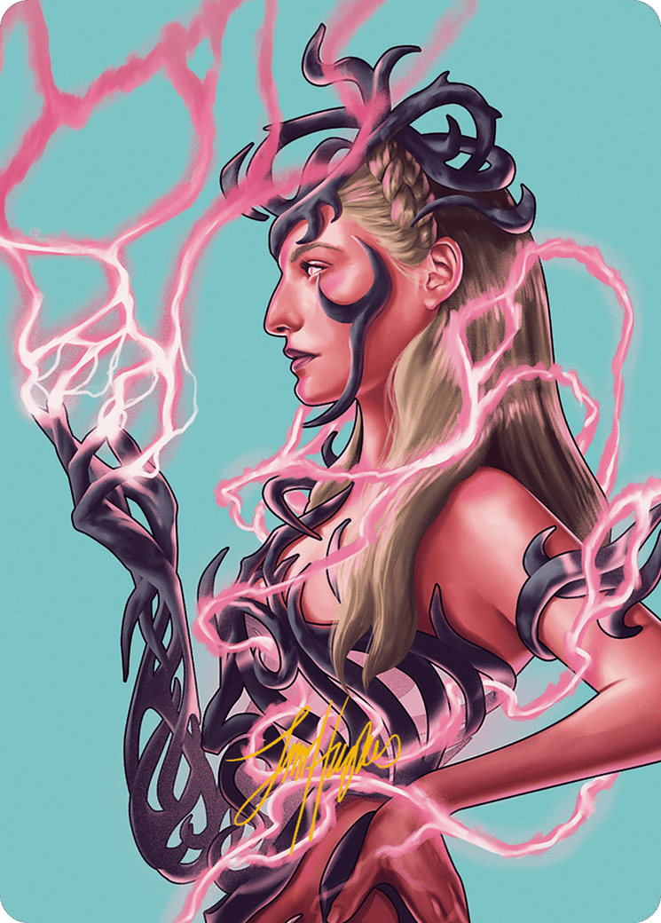 Breya, Etherium Shaper Art Card (Gold-Stamped Signature) [Modern Horizons 3 Art Series] MTG Single Magic: The Gathering  | Multizone: Comics And Games