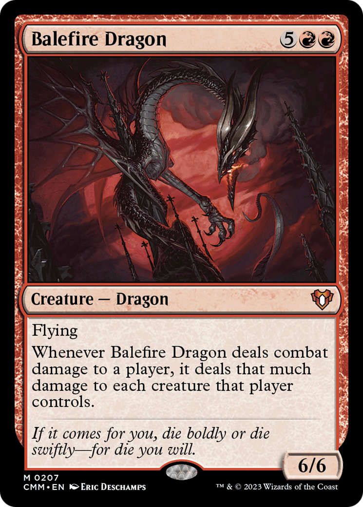 Balefire Dragon [Commander Masters] MTG Single Magic: The Gathering  | Multizone: Comics And Games