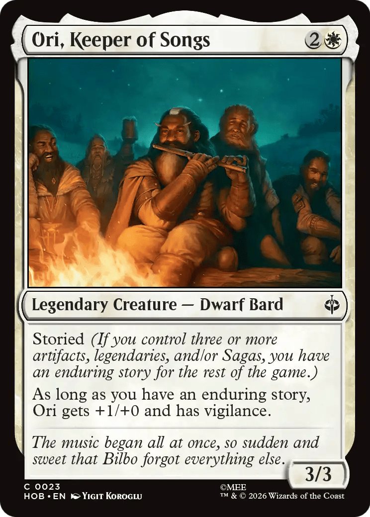 Ori, Keeper of Songs [The Hobbit] MTG Single Magic: The Gathering  | Multizone: Comics And Games