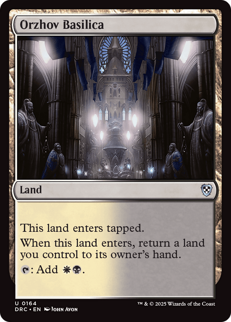Orzhov Basilica [Aetherdrift Commander] MTG Single Magic: The Gathering  | Multizone: Comics And Games