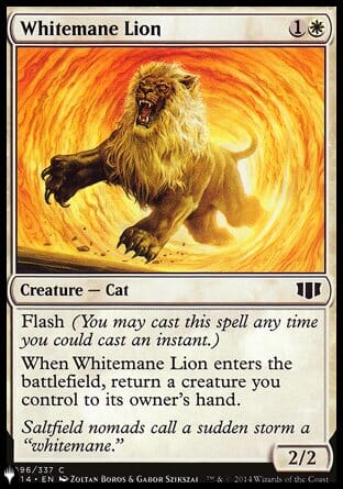 Whitemane Lion [The List] MTG Single Magic: The Gathering  | Multizone: Comics And Games