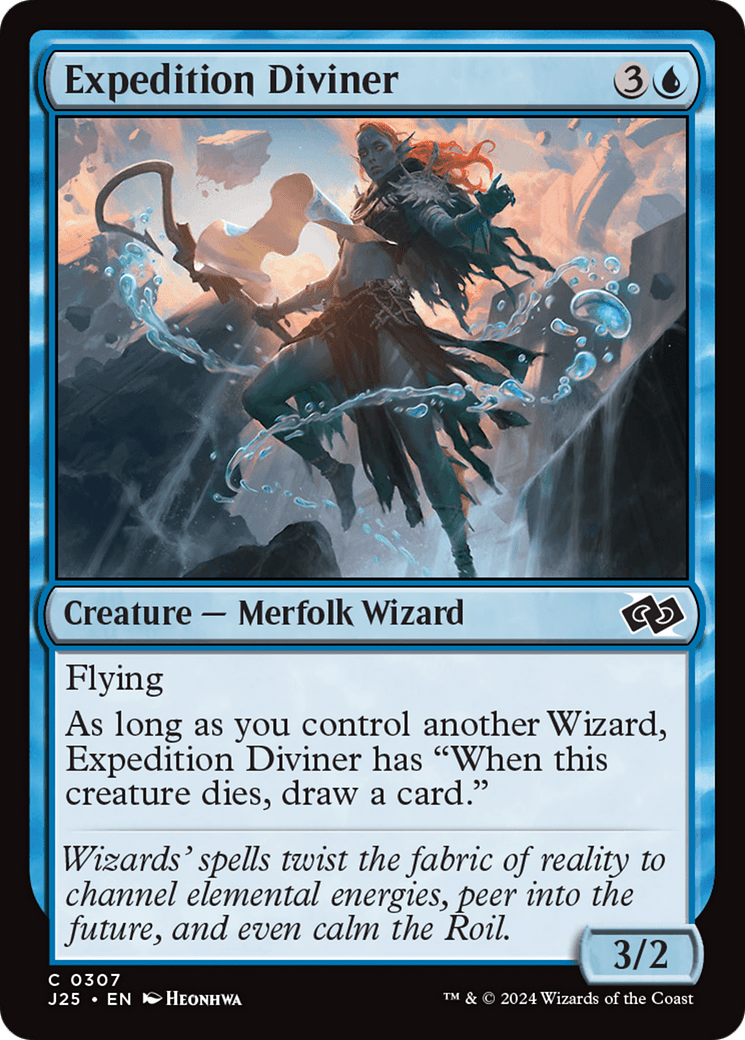 Expedition Diviner [Foundations Jumpstart] MTG Single Magic: The Gathering  | Multizone: Comics And Games