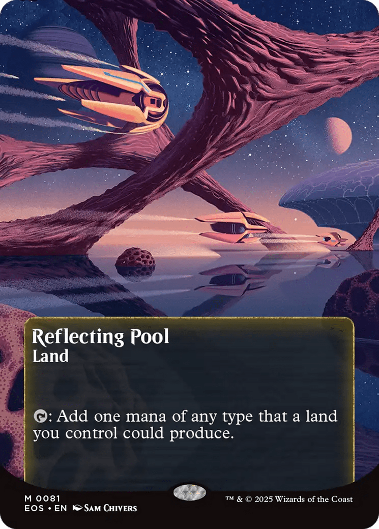 Reflecting Pool (0081) (Borderless) [Edge of Eternities: Stellar Sights] MTG Single Magic: The Gathering  | Multizone: Comics And Games