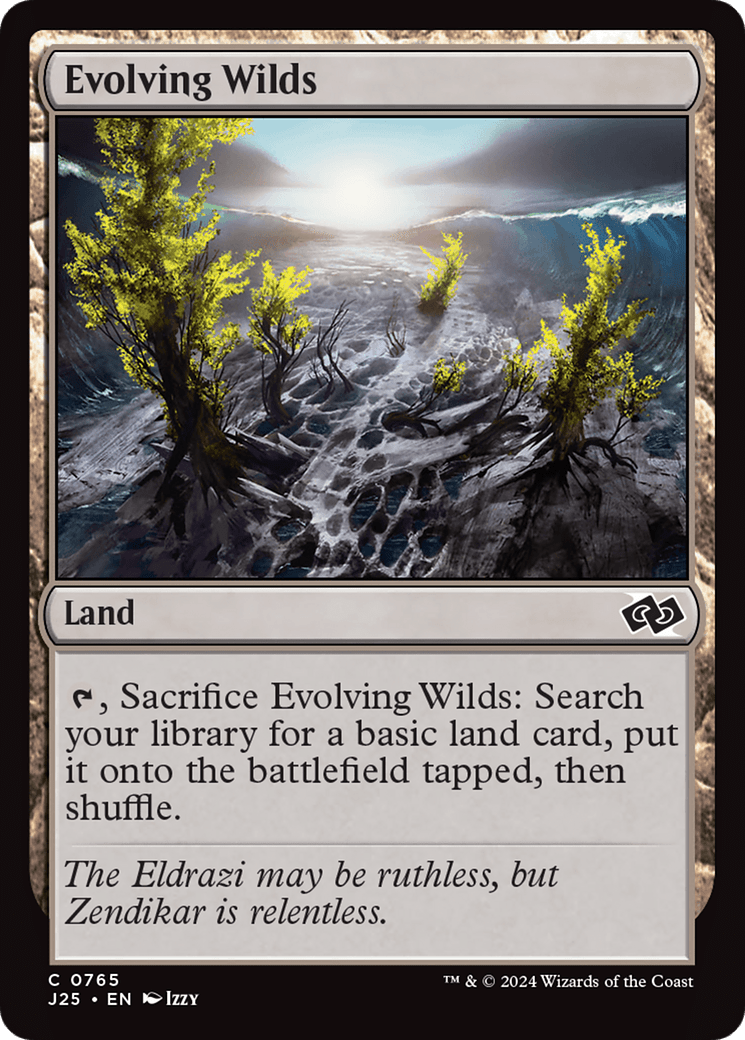 Evolving Wilds [Foundations Jumpstart] MTG Single Magic: The Gathering  | Multizone: Comics And Games