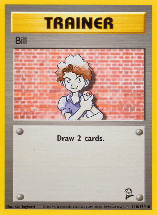 Bill (118/130) [Base Set 2] Pokemon Single Pokémon  | Multizone: Comics And Games