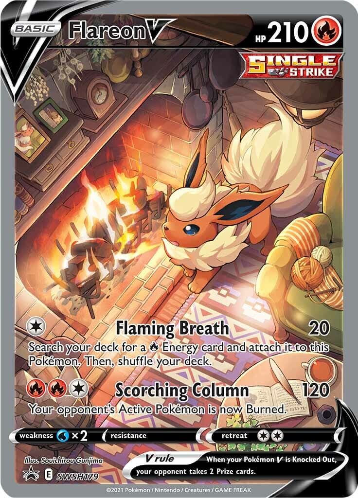Flareon V (SWSH179) [Sword & Shield: Black Star Promos] Pokemon Single Pokémon  | Multizone: Comics And Games