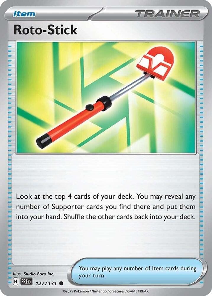 Roto-Stick (127/131) [Scarlet & Violet: Prismatic Evolutions] Pokemon Single Pokémon  | Multizone: Comics And Games