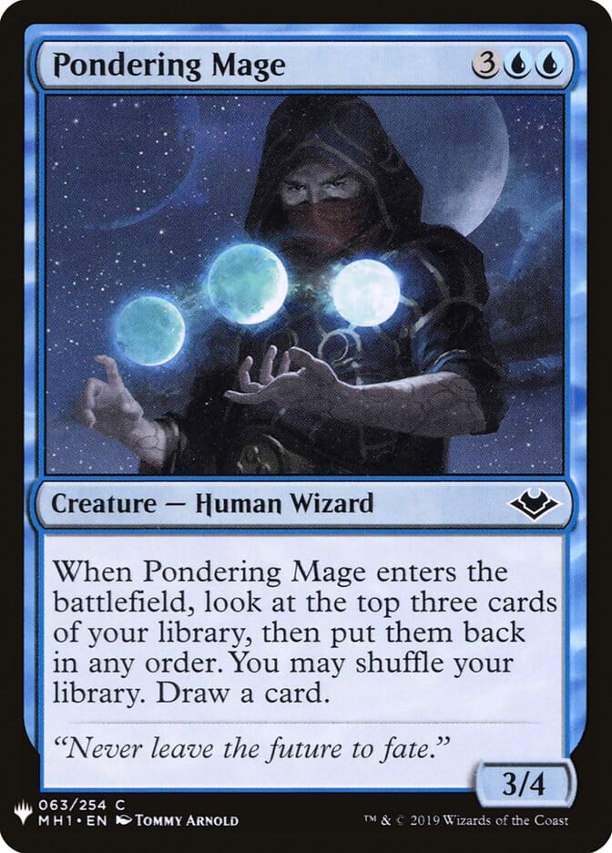Pondering Mage [Mystery Booster] MTG Single Magic: The Gathering  | Multizone: Comics And Games
