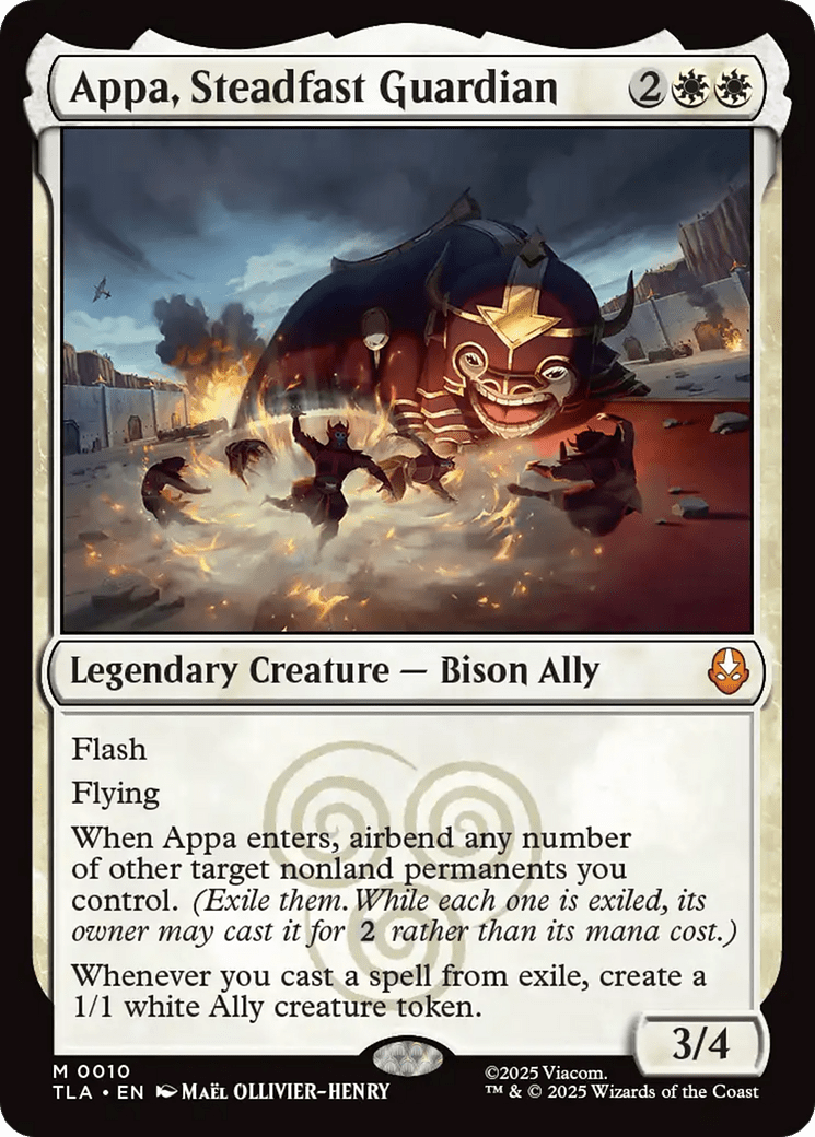 Appa, Steadfast Guardian [Avatar: The Last Airbender] MTG Single Magic: The Gathering  | Multizone: Comics And Games