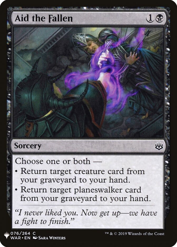 Aid the Fallen [Mystery Booster] MTG Single Magic: The Gathering  | Multizone: Comics And Games