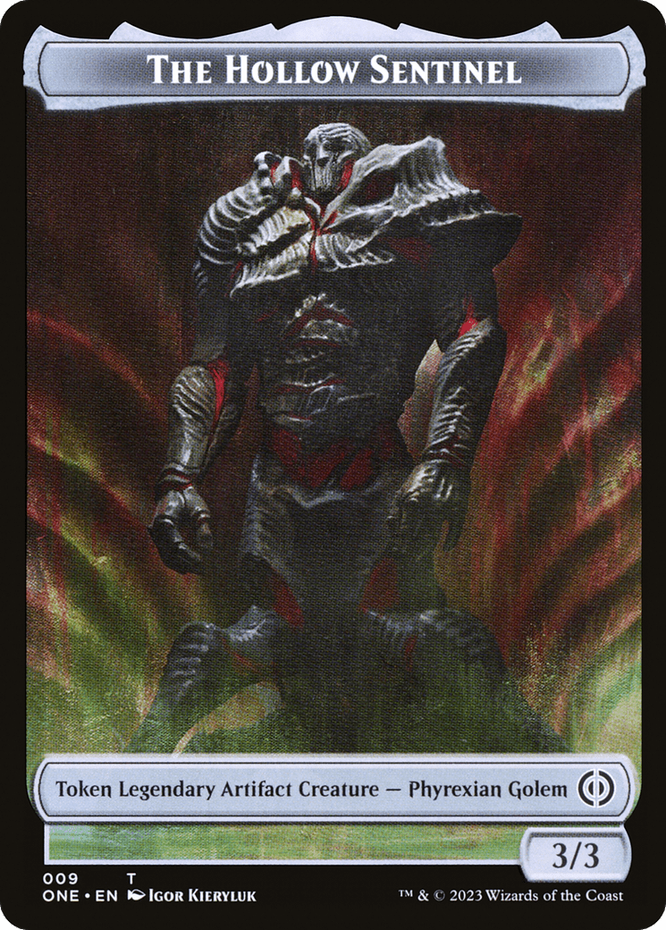 The Hollow Sentinel Token [Phyrexia: All Will Be One Tokens] MTG Single Magic: The Gathering  | Multizone: Comics And Games