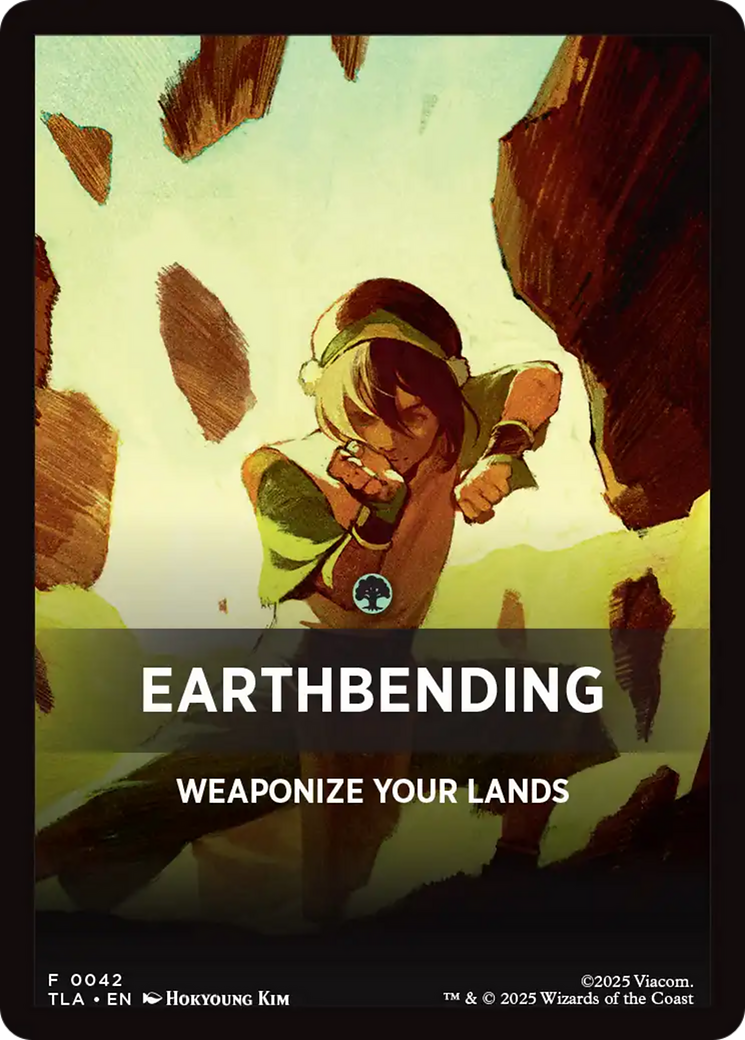 Earthbending Theme Card (0042) [Avatar: The Last Airbender Tokens] | Multizone: Comics And Games