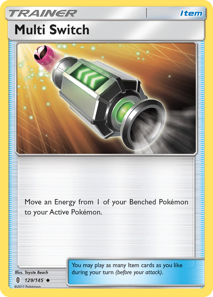 Multi Switch (129/145) [Sun & Moon: Guardians Rising] Pokemon Single Pokémon  | Multizone: Comics And Games