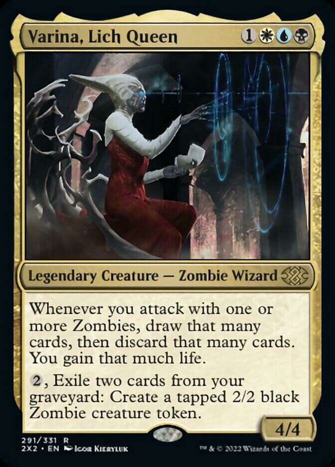 Varina, Lich Queen [Double Masters 2022] MTG Single Magic: The Gathering  | Multizone: Comics And Games