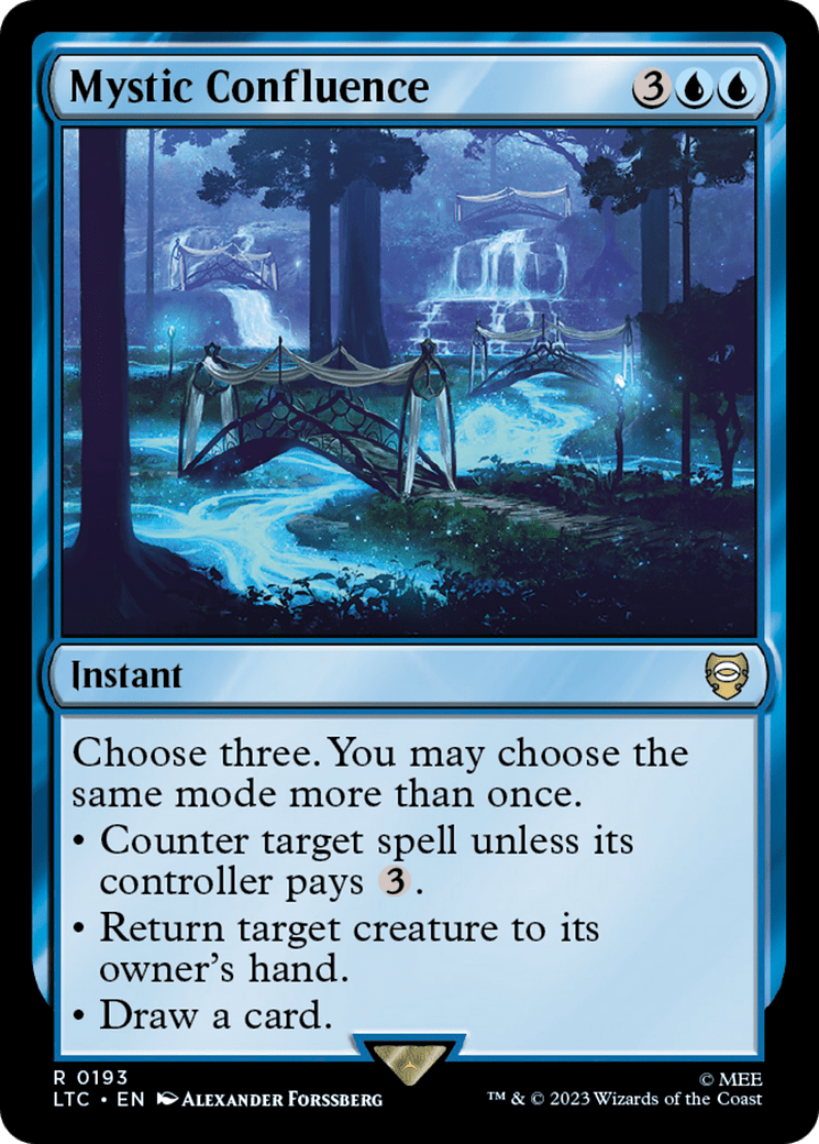 Mystic Confluence [The Lord of the Rings: Tales of Middle-Earth Commander] MTG Single Magic: The Gathering  | Multizone: Comics And Games