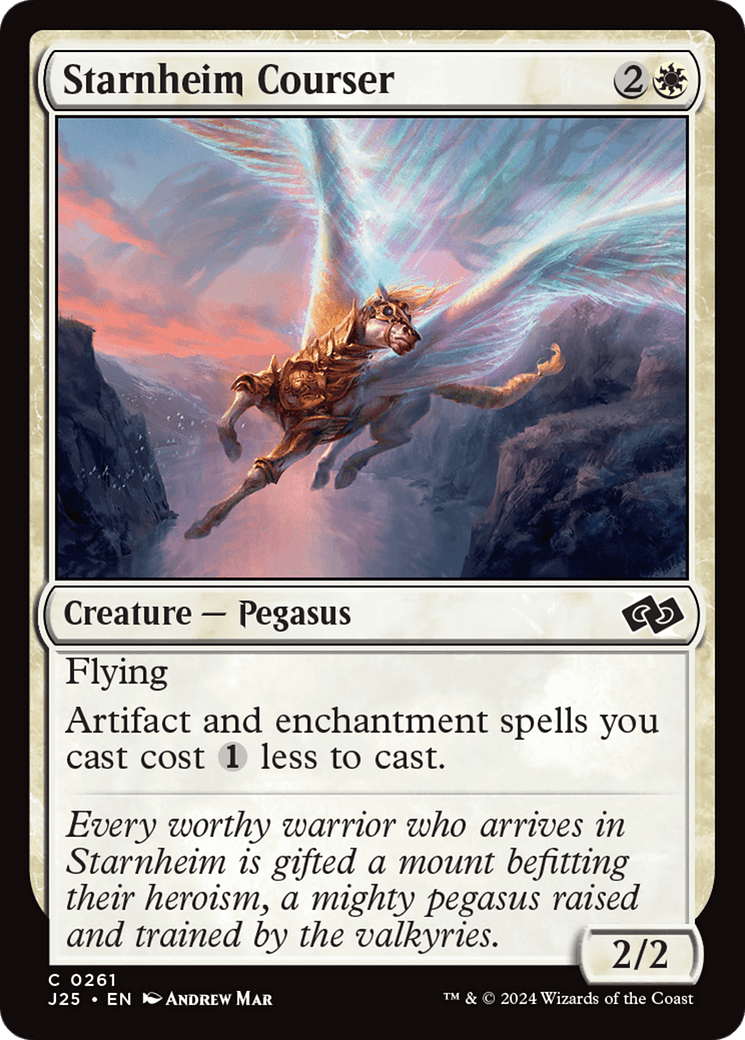Starnheim Courser [Foundations Jumpstart] MTG Single Magic: The Gathering  | Multizone: Comics And Games