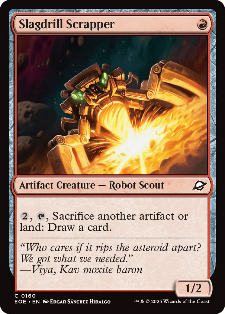 Slagdrill Scrapper [Edge of Eternities] MTG Single Magic: The Gathering  | Multizone: Comics And Games