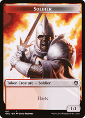 Copy // Soldier Double-Sided Token (Surge Foil) [Marvel Super Heroes Commander Tokens] MTG Single Magic: The Gathering  | Multizone: Comics And Games