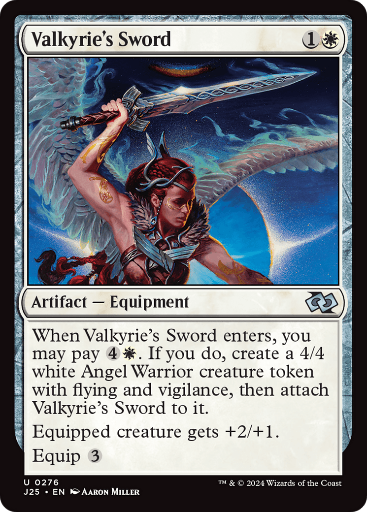 Valkyrie's Sword [Foundations Jumpstart] MTG Single Magic: The Gathering  | Multizone: Comics And Games