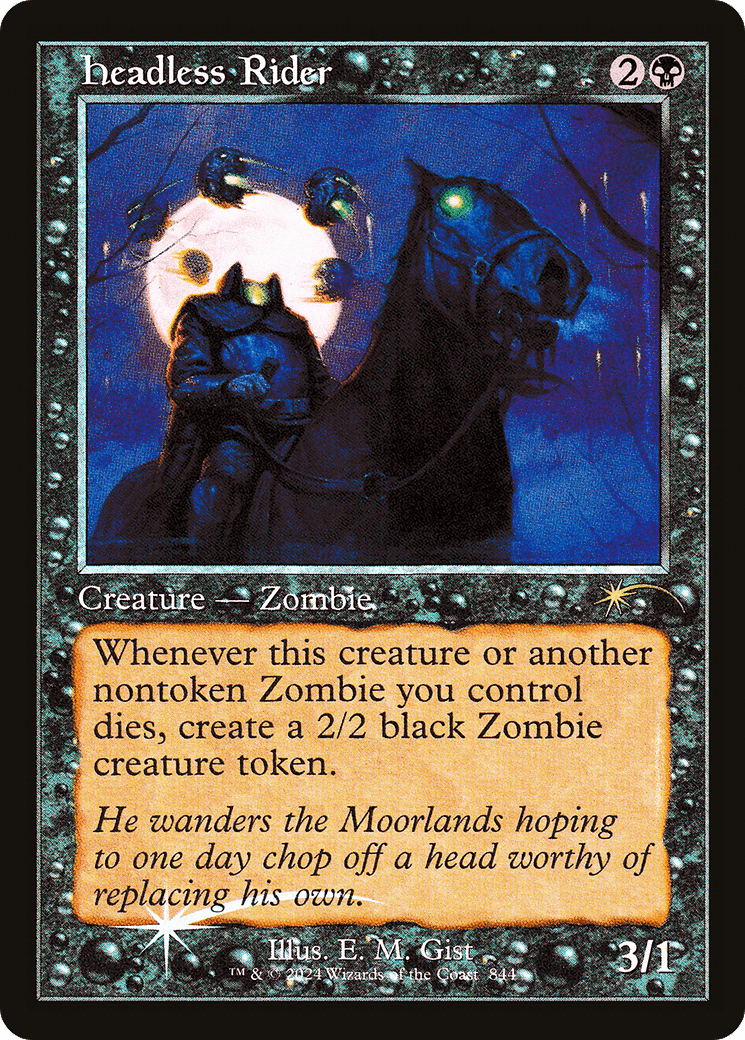 Headless Rider (Retro Frame) [Secret Lair Drop Series] MTG Single Magic: The Gathering  | Multizone: Comics And Games