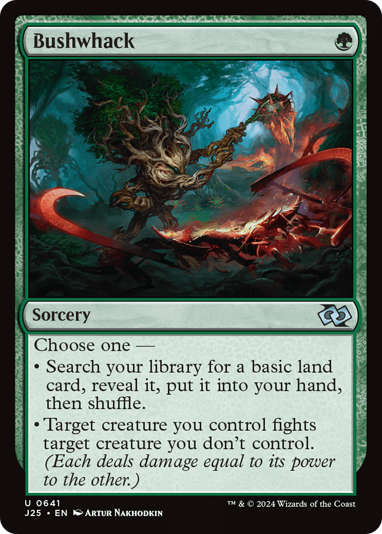 Bushwhack [Foundations Jumpstart] MTG Single Magic: The Gathering  | Multizone: Comics And Games