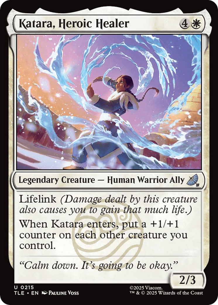 Katara, Heroic Healer [Avatar: The Last Airbender: Eternal-Legal] MTG Single Magic: The Gathering  | Multizone: Comics And Games
