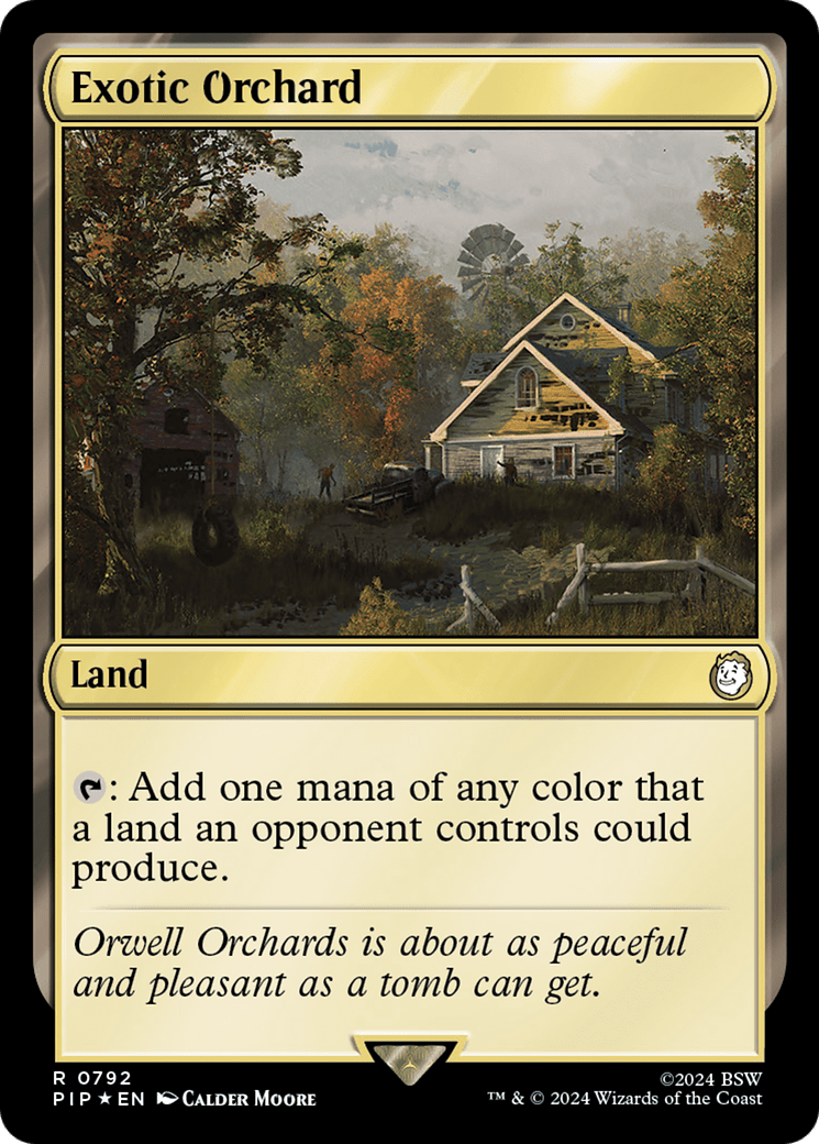 Exotic Orchard (Surge Foil) [Fallout] MTG Single Magic: The Gathering  | Multizone: Comics And Games