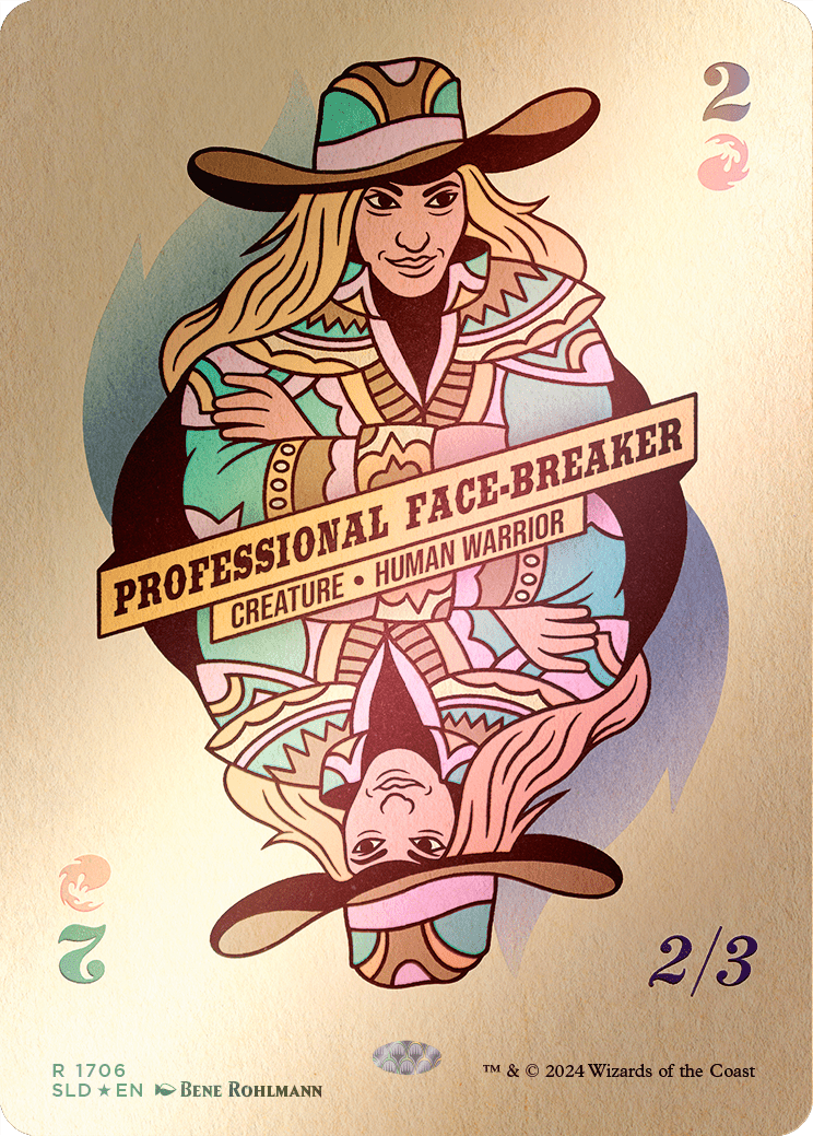 Professional Face-Breaker (Rainbow Foil) [Secret Lair Drop Series] MTG Single Magic: The Gathering  | Multizone: Comics And Games