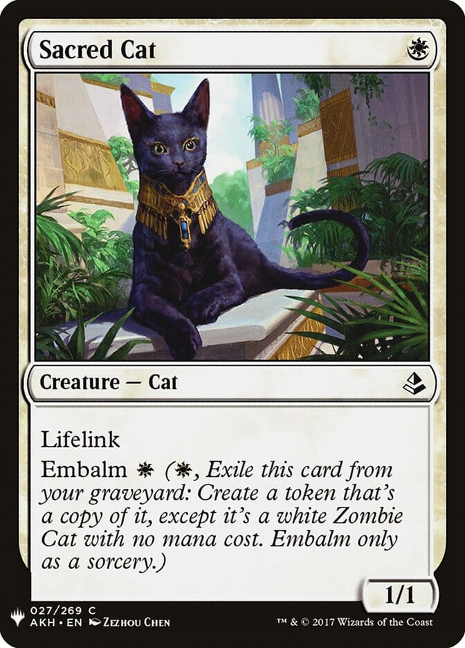 Sacred Cat [Mystery Booster] MTG Single Magic: The Gathering  | Multizone: Comics And Games