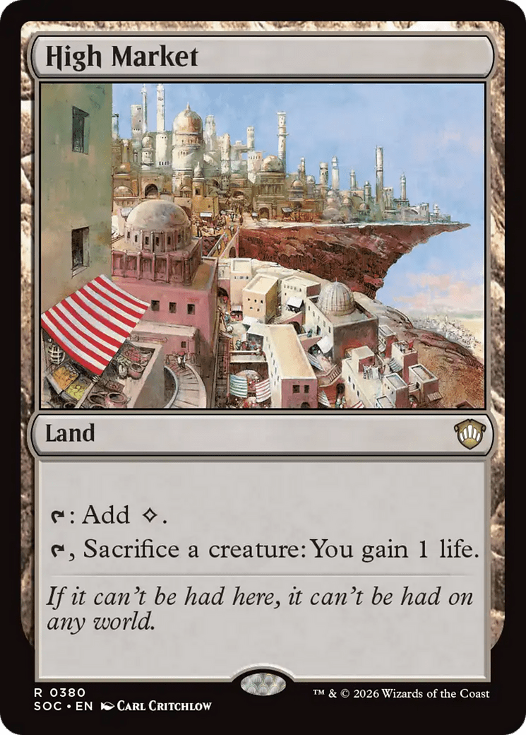 High Market [Secrets of Strixhaven Commander] MTG Single Magic: The Gathering  | Multizone: Comics And Games